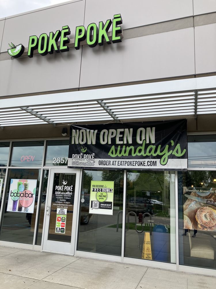 Poke Poke location in Southfield Michigan