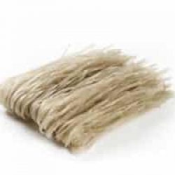 Dried Sweet Potato Vermicelli Noodles Bundle on White Background Dried Sweet Potato Vermicelli Noodles Bundle on White Background